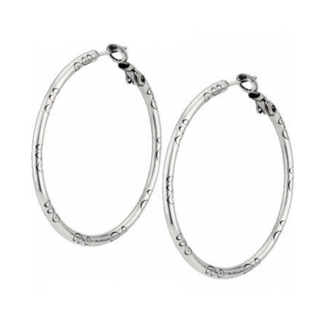Brighton Silver Hoop Earrings